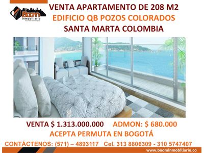 **VENTA % PERMUTA APARTAMENTO SANTA MARTA