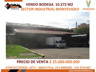 ***VENTA BODEGA MONTEVIDEO 10.272 M2