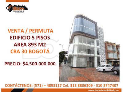 **VENTA PERMUTA EDIFICIO SOBRE CRA 30