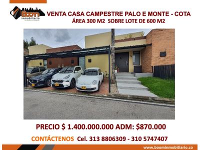 *VENTA CASA 300 M2 PALO E MONTE COTA 