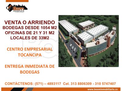 *VENTA ARRIENDO BODEGAS, OFICINAS, LOCALES 