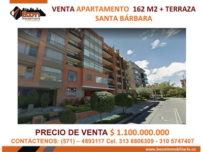 *VENTA APARTAMENTO 162 M2 USAQUEN