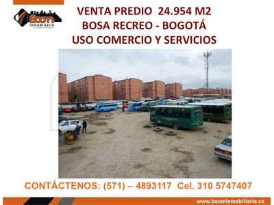 **VENTA LOTE BOSA USO COMERCIO Y SERVICIOS