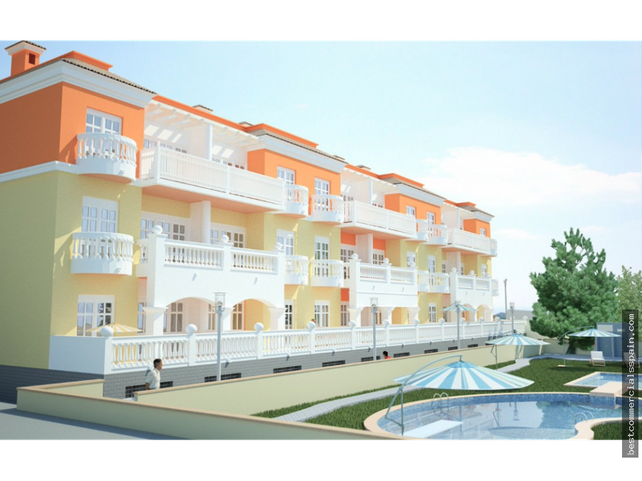 plot with apartment project in guardamar