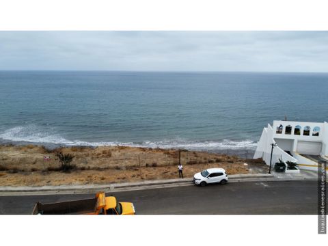 venta lote terreno ciudad del mar manta 2da linea de mar