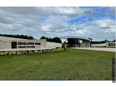 venta lote barrio privado developer park
