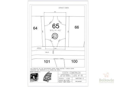 maritimo iii 65 costa esmeralda lote en venta