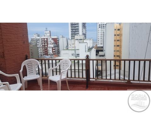 venta departamento 2 ambientes con balcon terraza vista al mar centro