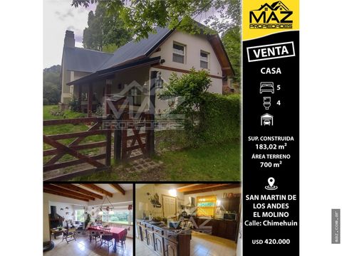 casa el molino chimehuin
