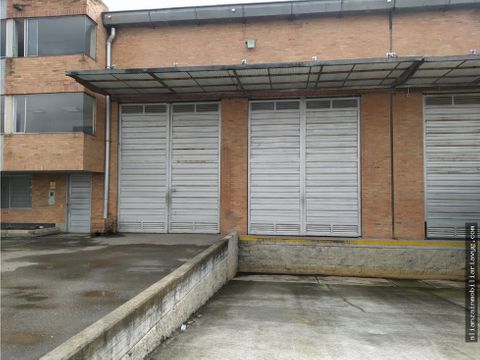 bodega 1720 m2 parque industrial autopista medellin