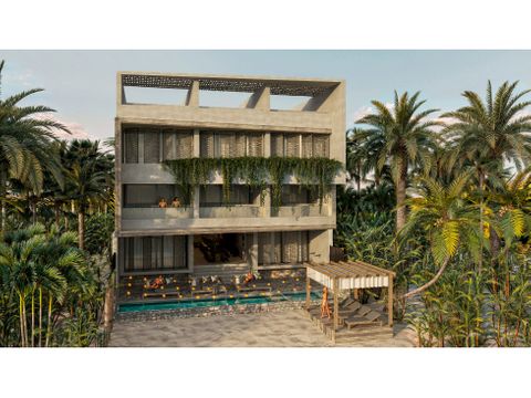 departamento amueblado en venta en bahia soliman tulum