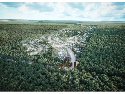 terreno en venta en tulum selva aurea