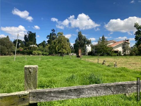 lote con licencia para la venta la valvanera chia cundinamarca