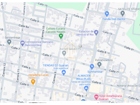 lote comercial en la cabecera municipal guacari valle del cauca