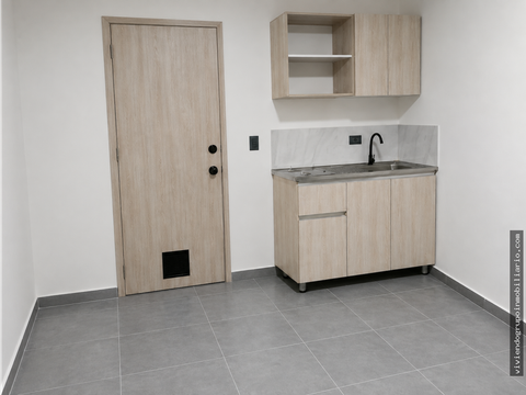 apartaestudio en renta en envigado sector el dorado