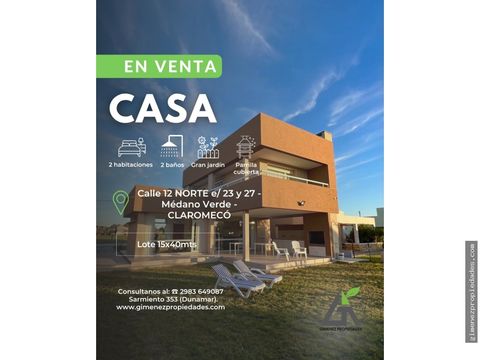 casa medano verde calle 12 norte entre 23 y 27