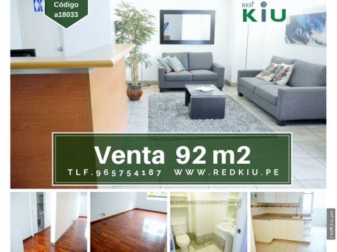 a18033 venta departamento barranco 92m2