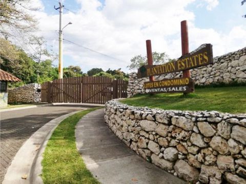 se vende lote en el condominio el rosario de naranjo