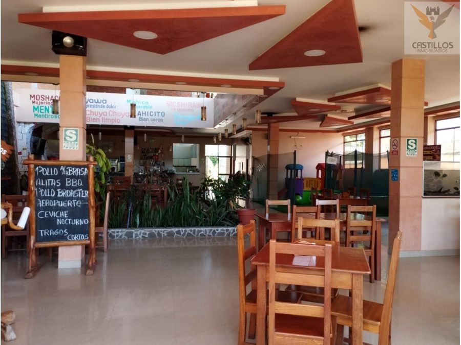 se vende restaurantproyec hotelero en yurimaguas loreto