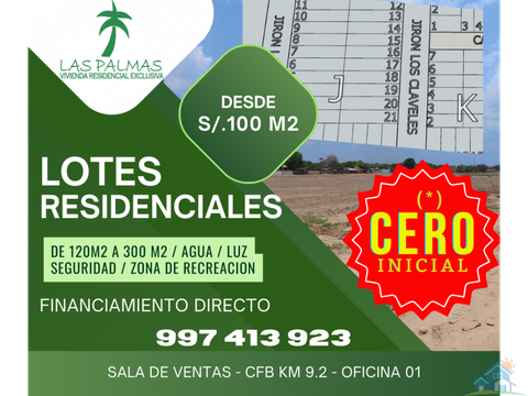 lotes residenciales s100 x m2 pucallpa