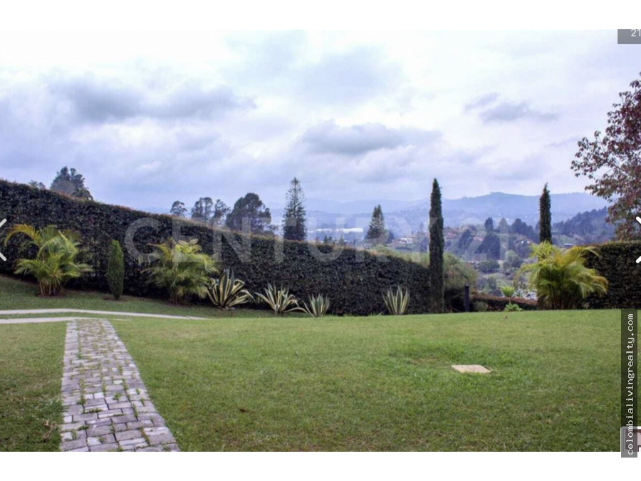 recreation farm for sale in guarne gated 40 min from medellin