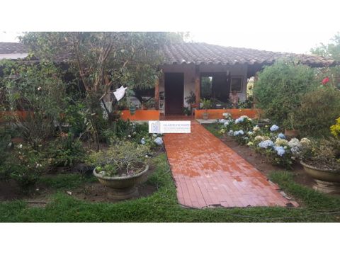 casa campestre para la venta