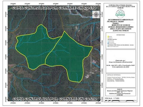 vendo finca lote de 47 hectareas en reserva natural en sonson