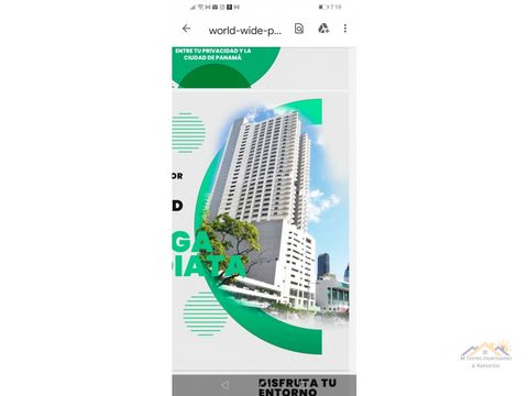 vendo o alquilo apto en ph worldwide plaza viaespana con inquilino