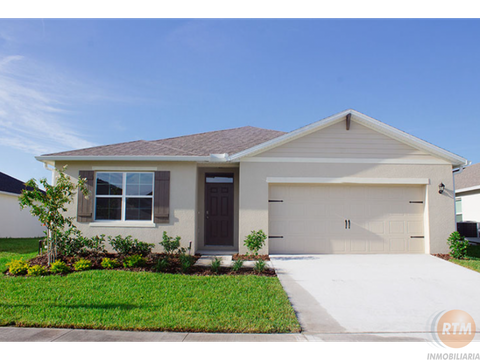 casa de un piso 182 mts davenport florida para vivir o rentar ic