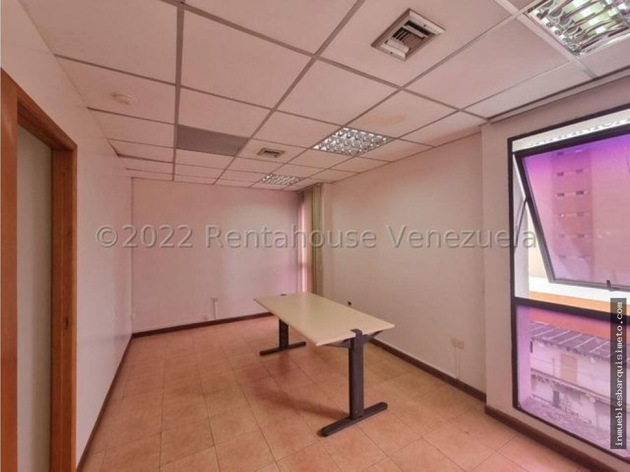 oficina en alquiler zona centro este de barquisimeto 22 21374 mn