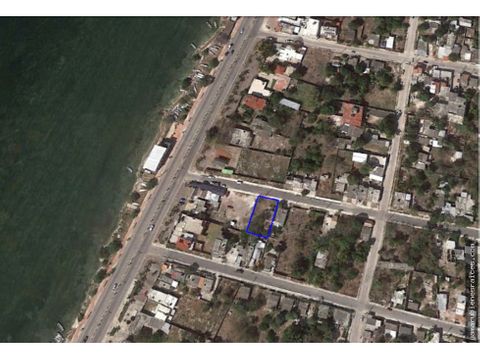 venta terreno 550 m2 a pasos de malecon champoton