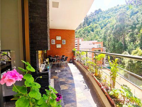 venta apartamento con terraza en santa barbara reserva de la sierra