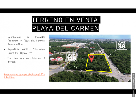 oportunidad lote en venta playa del carmen