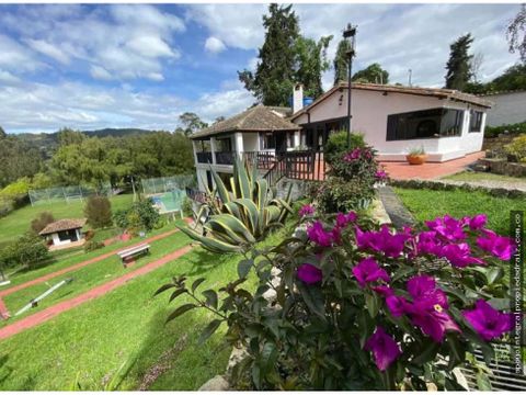 vencambio casa quinta sector tabio rio frio cundinamarca