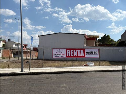 terreno en renta snte puebla