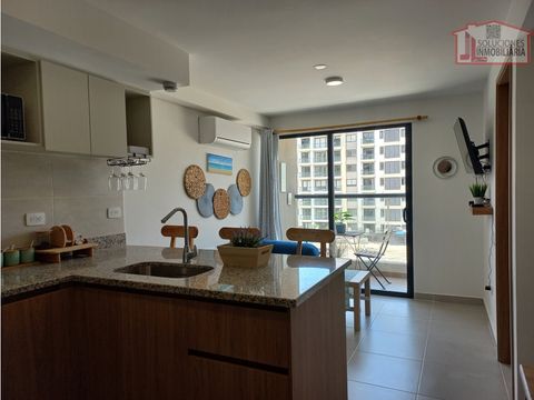 arriendo apartamento 1 alcoba amoblado coralina caribe