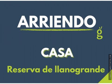 casa en arriendo rionegro reservas de llanogrande