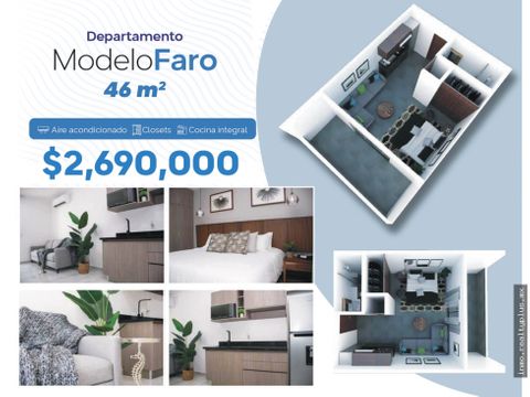 loft en marina cerritos modelo faro