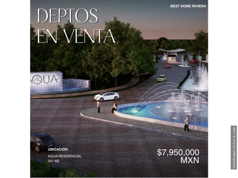 se vende casa en aqua av huayacan cancun
