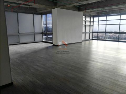 oficina en arriendo 146 m2 piso 23 parque empresarial usaquen