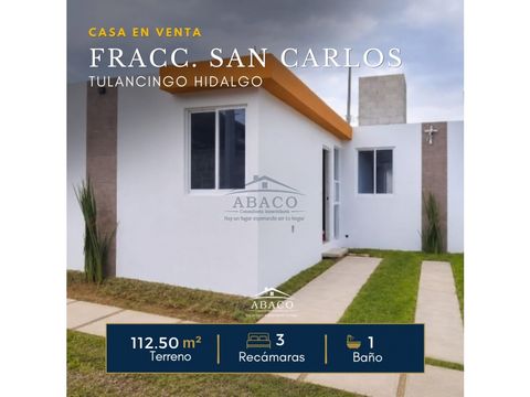 casa en venta fraccionamiento san carlos