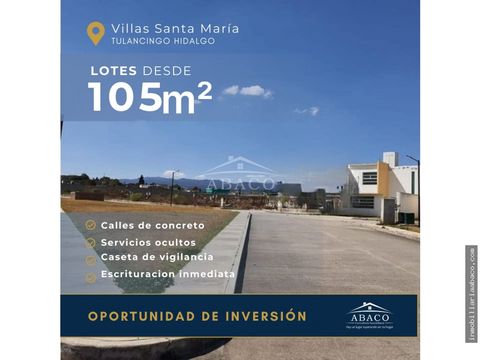 lotes economicos en tulancingo se acepta credito infonavit