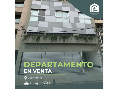 bolivar 645 departamento 2 dormitorio con 2 cocheras