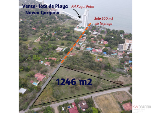 se vende lote de playa cerca de ph royal palm nueva gorgona chame