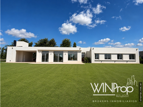 casa en venta club campo san roque lujan a estrenar