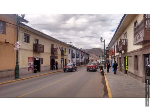 vendo hospedaje terreno centro de cusco peru