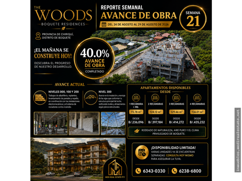 the woods boquete residences preventa exclusiva
