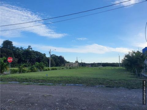 se vende lote en villas del llano las lajas chame