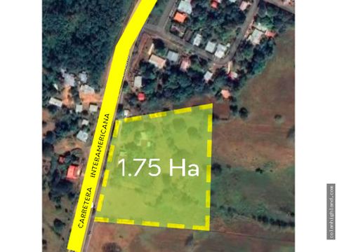 se vende terreno capira frente a la via interamericana 17527m2