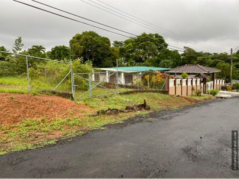 se vende terreno en el coco de la chorrera